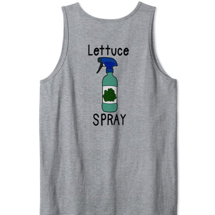 Lettuce Spray tank top