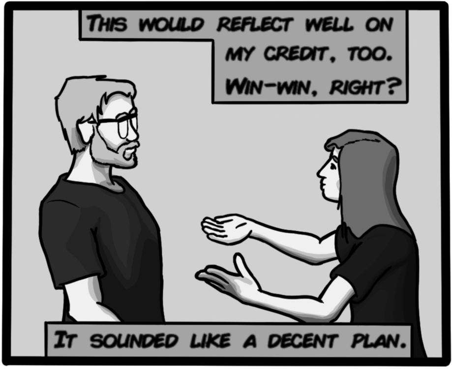 This would reflect well on my credit, too. Win-win, right? It sounded like a decent plan. 