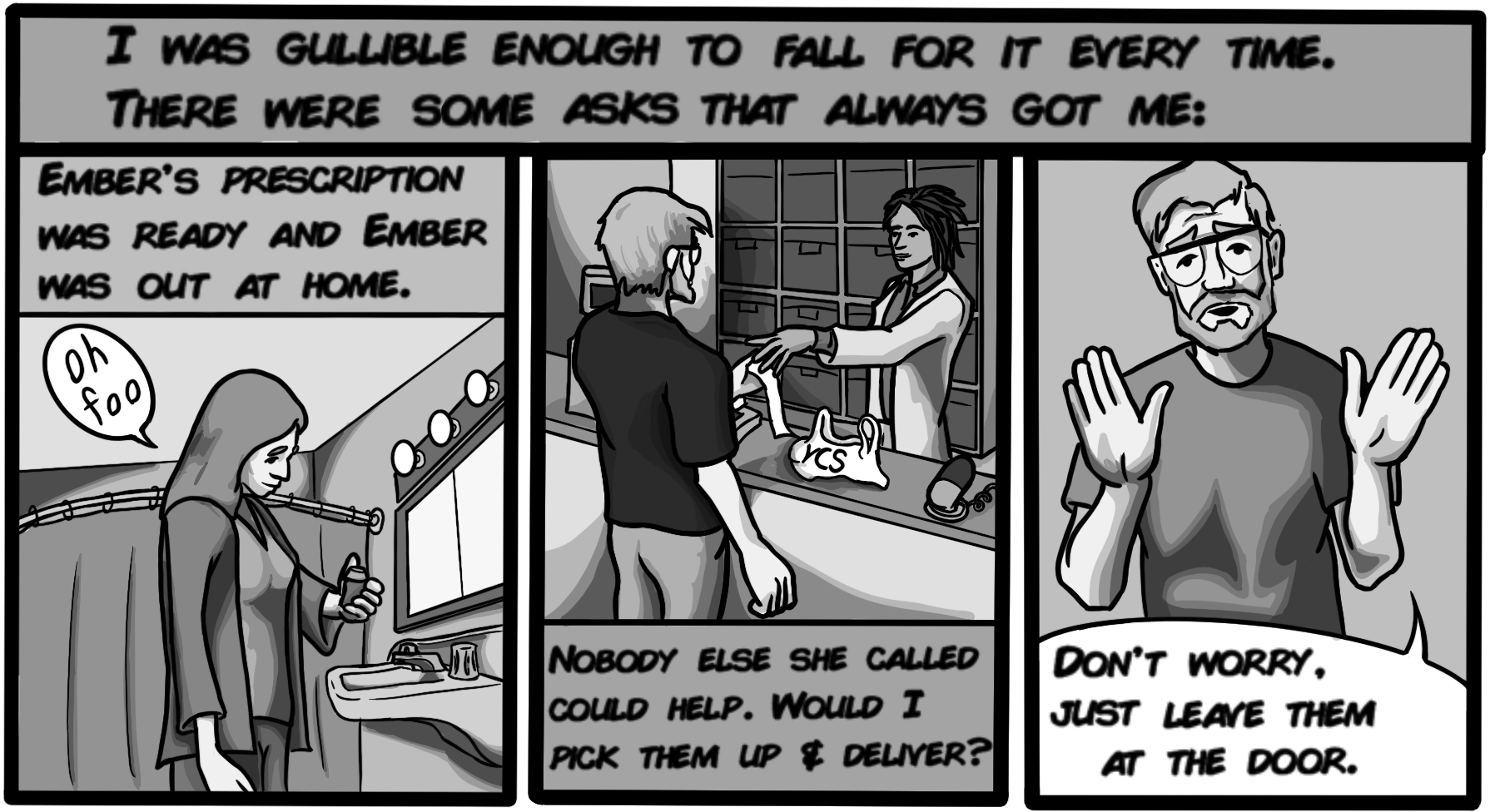 Don't worry, just leave them at the door.