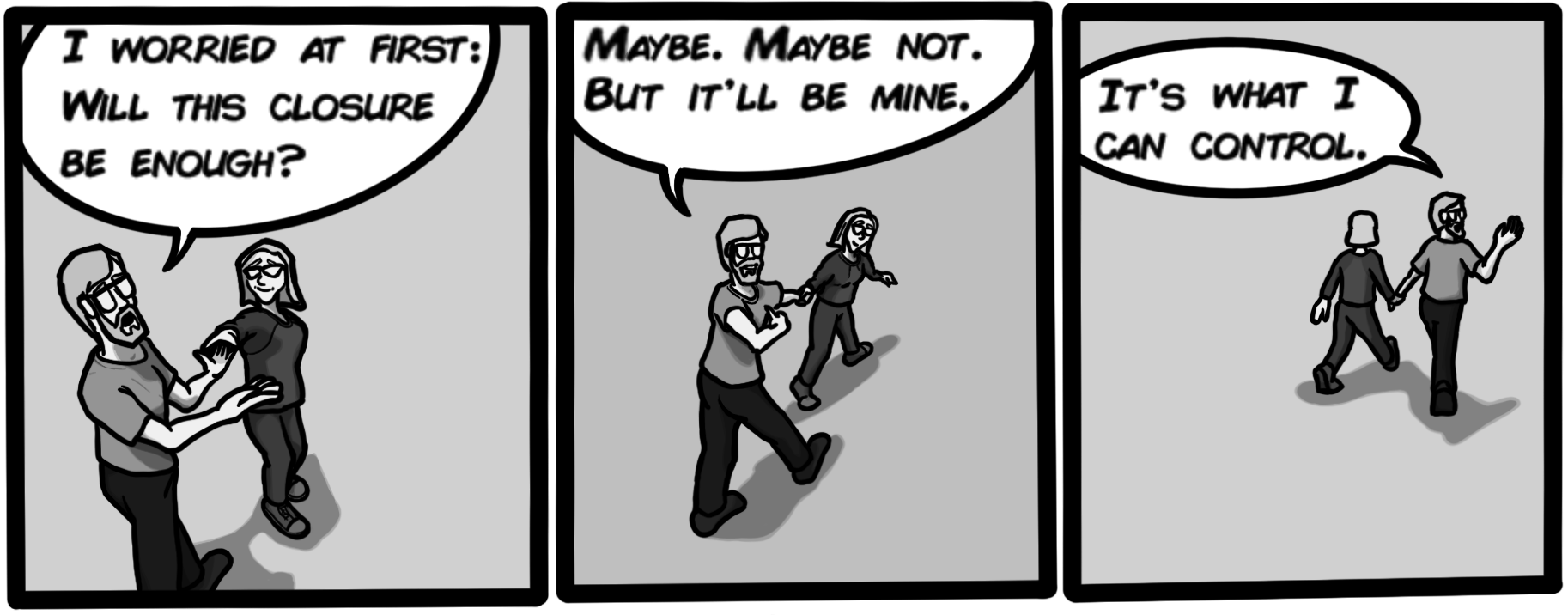 It's what I can control.