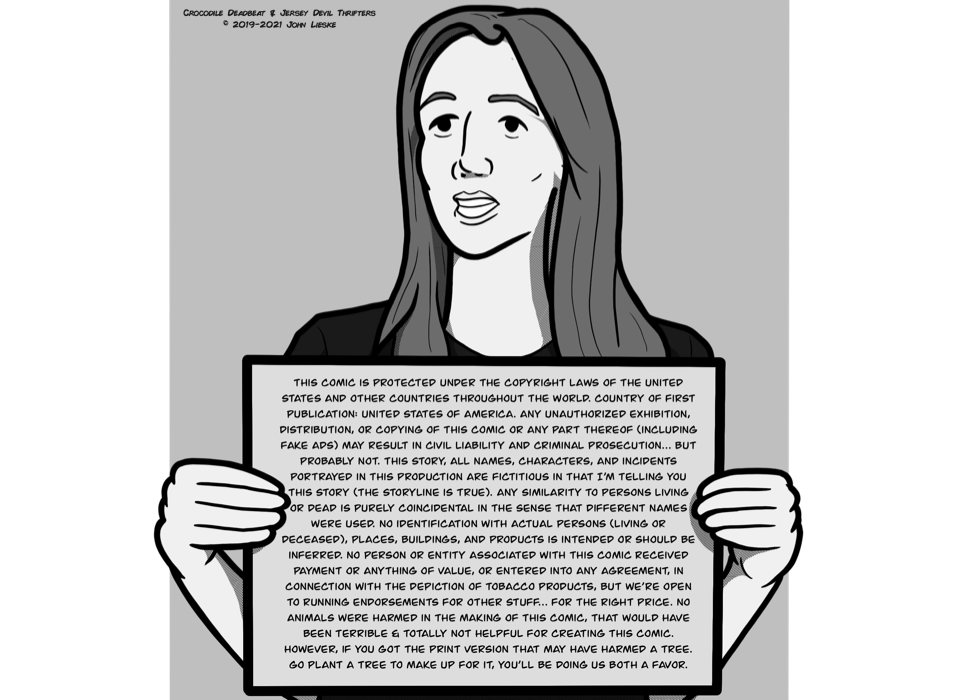 Crocodile Deadbeat Story & Art by John Lieske